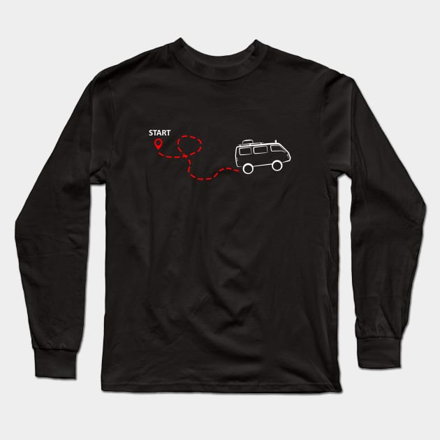 Start your journey - L300 (dark) Long Sleeve T-Shirt by MikeDrago